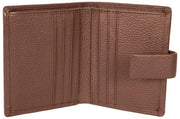 Cartera plegable con tarjetero Dents Aire - Marrón chocolate