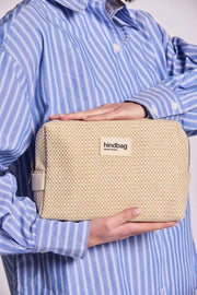 Neceser tejido Hindbag Leon - Beige nude