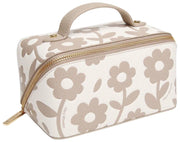 Estuche mini tren Alice Wheeler London Floral - Beige piedra
