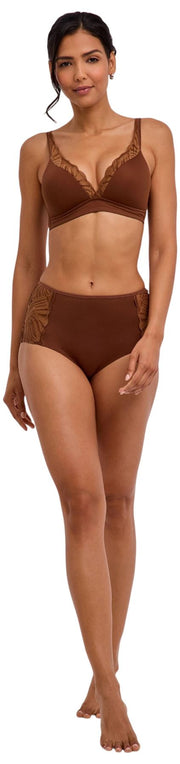 Calzoncillos de cintura media Falke Delicate Touch - Deer Brown