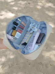 Bolsa de cosméticos expandible Stackers - Avena/Azul