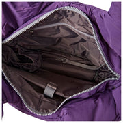 Bolso de hombro Roka Oxford mediano Taslon - Púrpura uva gótica