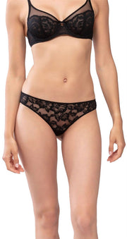 Mey increíble cuerda lace thong - negro