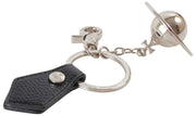 Vivienne Westwood Llavero Orbe 3D - Negro/Plata