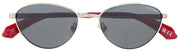 Superdry Slimline 90s Gafas de sol de ojo de gato de metal - plata