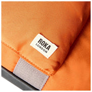Bolso de viaje Roka Gatwick mediano de lona reciclada - Naranja Atómica