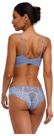 Sujetador Falke Delicate Touch High Apex - Azul Acero