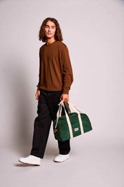 Bolso Bowling Hindbag Charlie - Terciopelo Verde Pino