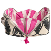 caroline-gardner-mono-linked-hearts-large-diagonal-wash-bag---blackcream-35903934
