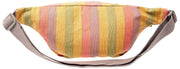 Riñonera pequeña de lona de algodón Roka Mill Hill - Faded Multi Stripe