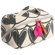 caroline-gardner-mono-linked-hearts-large-diagonal-wash-bag---blackcream-35903933