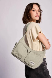 Hindbag Emile Bolso De Hombro Con Múltiples Bolsillos - Clay Green