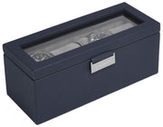 Caja para relojes Stackers de 4 piezas - Azul marino