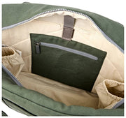 Bolso grande para bebé Roka Somerset de lona de algodón - Willow Green
