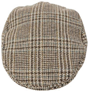 Gorra plana Dents Stanwick de tweed - Marrón