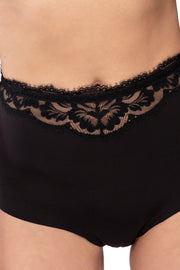 MEY INCREÍBLE Pantalones de cintura alta - Negro