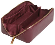 Maleta de tren pequeña de lujo Alice Wheeler London - Rojo baya