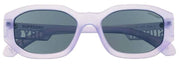 Gafas de sol rectangulares estrechas geográficas superdry - morado