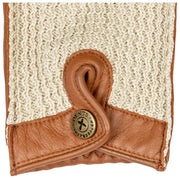 Guantes de conducción de cuero The Suited Racer Hatcher de Dents - Cognac Tan