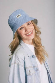 Gorro de pescador Hindbag Bob - Azul Denim