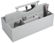 Organizador de cosméticos extragrande Stackers - Gris guijarro