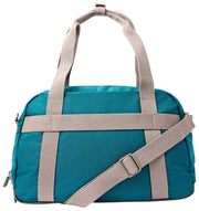 Bolso de viaje Roka Gatwick pequeño de lona reciclada - Azul verde azulado profundo