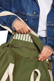 Bolsa de lona Simon Simon - Olive Green