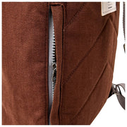 Mochila pequeña Roka Hampton de lona de algodón - Lindt Brown