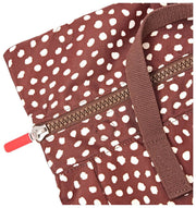 Mochila mediana de lona reciclada Roka Canfield B - Marrón Spot