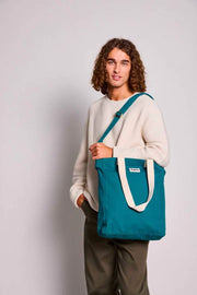 Bolso Tote Hindbag Paul - Azul Pavo Real