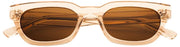 MessyWeekend Jenner Gafas de lectura con luz azul - Marrón/Beige melocotón
