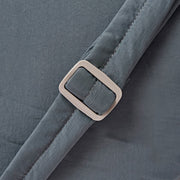 Bolso de hombro Roka Oxford mediano Taslon - Gris Cuervo