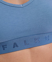 Falke Daily Comfort - Pack de 2 bralettes tipo corpiño - Azul/Beige