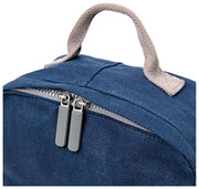 Mochila pequeña Roka Hampton de lona de algodón - Admiral Blue