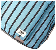 Bolso de viaje pequeño Roka Gatwick de lona reciclada - Rayas azules
