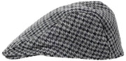Gorra plana Dents Blashford Tweed - Gris Carbón