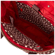 Mochila mediana de lona reciclada Roka Canfield B - Marrón Spot