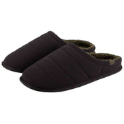 isotoner-sport-quilted-mule-slippers---black-34523500
