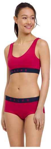 Falke Daily Comfort Print - Pack de 2 calzoncillos hipster - Rojo/Negro