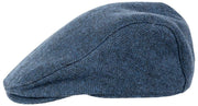 Gorra plana Dents Grafham Herringbone Tweed - Marine Navy