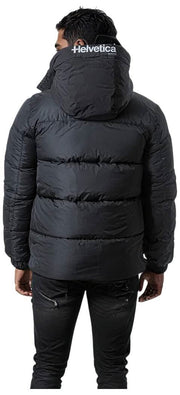 Helvetica Mountain Pioneers Parka con capucha Barnes - Negro