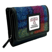 maccessori-harris-tweed-trifold-purse---pinkblue-34631594
