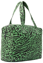 Bolso tote mediano Roka Sloane de lona de algodón - Verde alcachofa