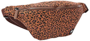 Riñonera Roka Mill Hill de lona de algodón - Mini Leopard Brown