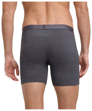 Falke Daily Comfort - Pack de 2 calzoncillos de pierna larga - Dark Grey Heather