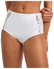Calzoncillos de talle medio Falke Delicate Touch - Marfil