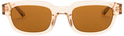 MessyWeekend Bruce Gafas de lectura de sol con luz azul - Marrón/Beige melocotón