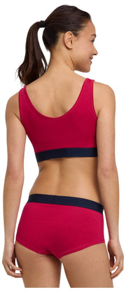 Falke Daily Comfort Print - Pack de 2 calzoncillos hipster - Rojo/Negro