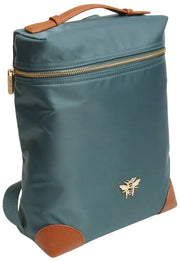 Mochila ligera Shoreditch Primrose de Alice Wheeler London - Verde azulado