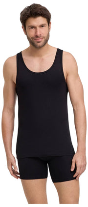 Falke Daily Comfort - Pack de 2 camisetas sin mangas - Negro